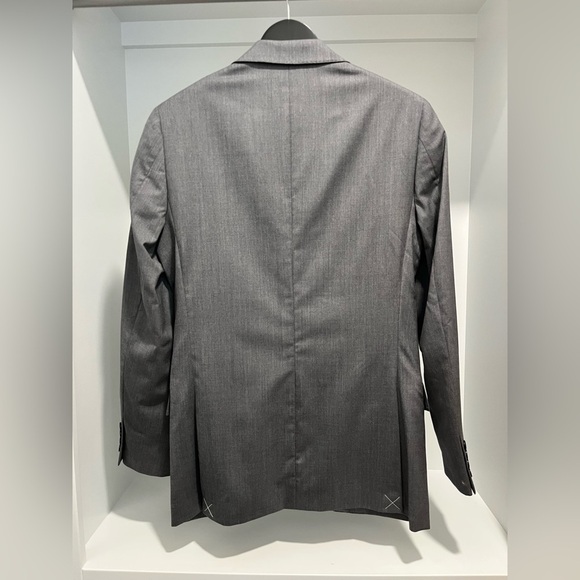 J. Crew Ludlow Slim-fit Suit Jacket Double Vent Loro Piana Wool Charcoal 36R NEW - Picture 7 of 15